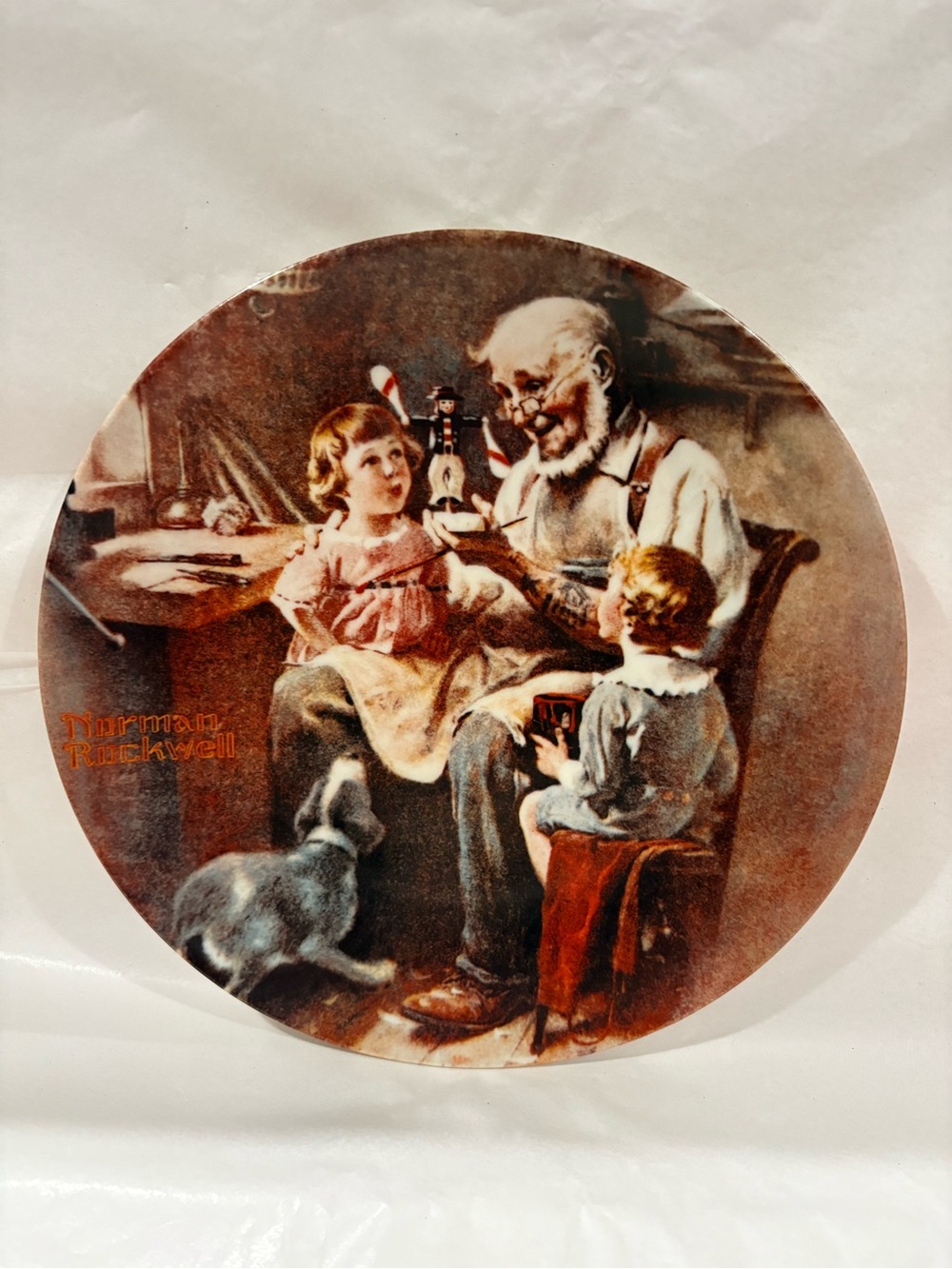 Norman Rockwell Collector Plate - ‘The Toy Maker’